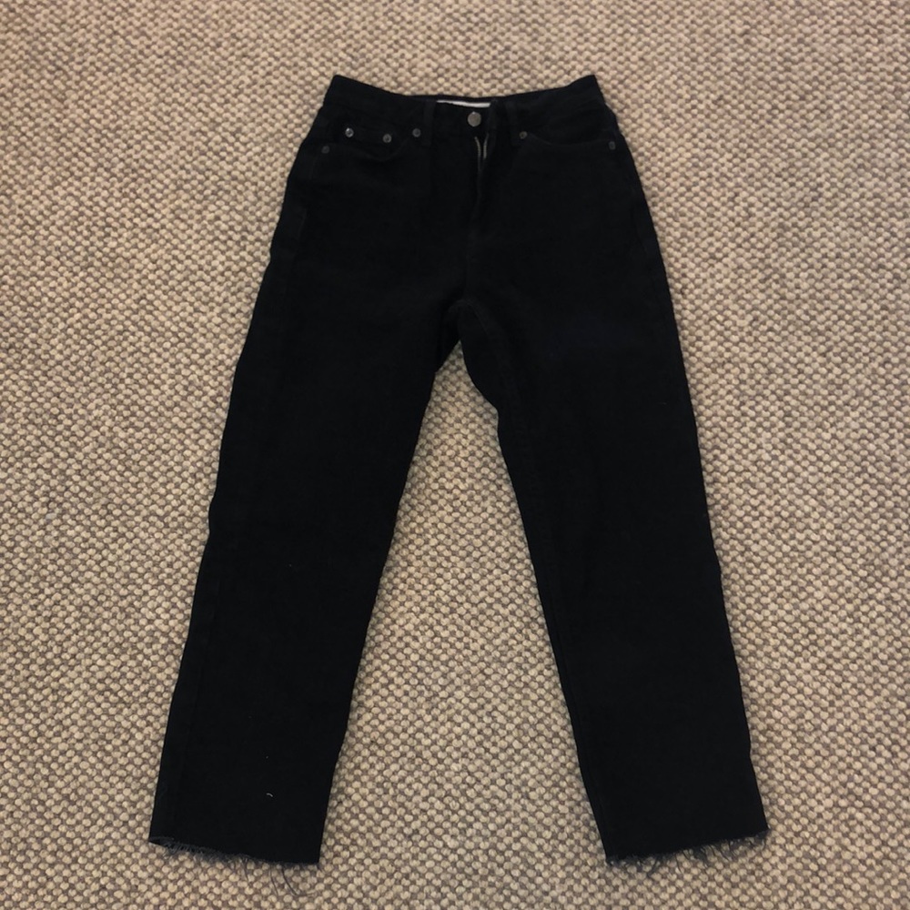 Straight leg jeans